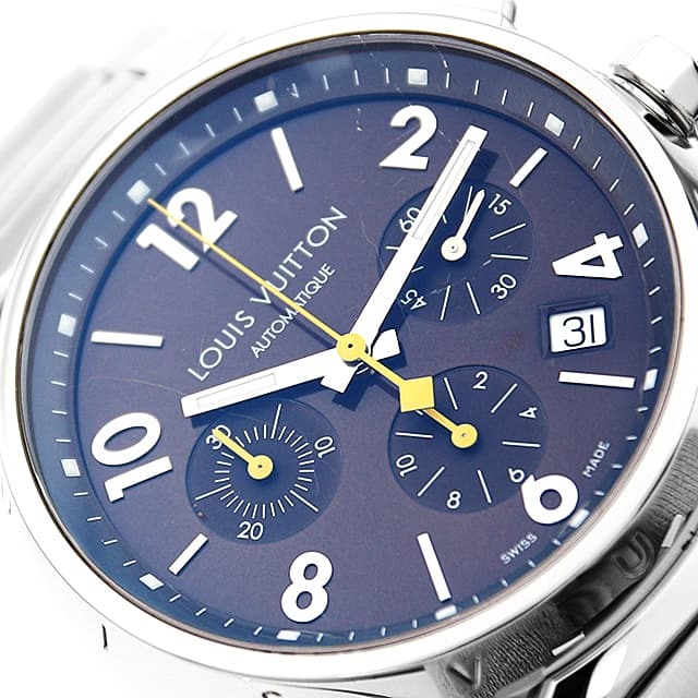 Q1121 LOUIS VUITTON（ルイヴィトン） タンブール クロノグラフ 中古  