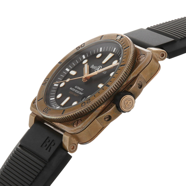 BR0392-D-BL-BR/SCA ブラック Bell&Ross（ベル＆ロス）ダイバー  