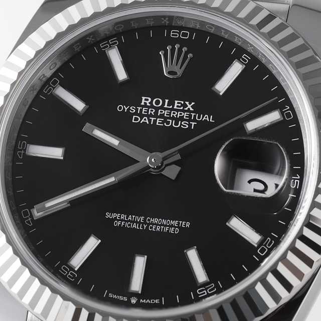126334 ブラック ROLEX（ロレックス）デイトジャスト41 中古 | 東京