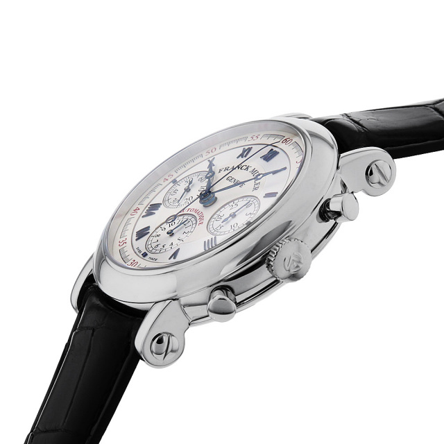 7008CC AC シルバー FRANCK MULLER（フランクミュラー）ラウンドクロノ 