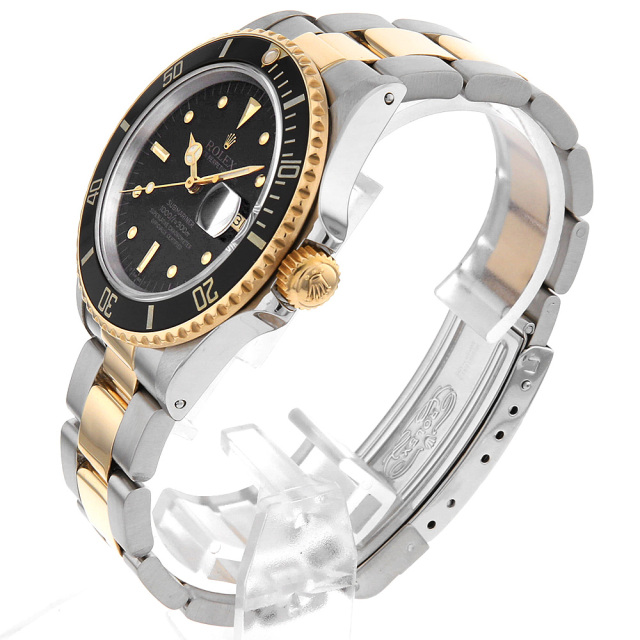 のぶ 16803 フジツボ/ブラック ROLEX（ロレックス） サブマリーナ デイト