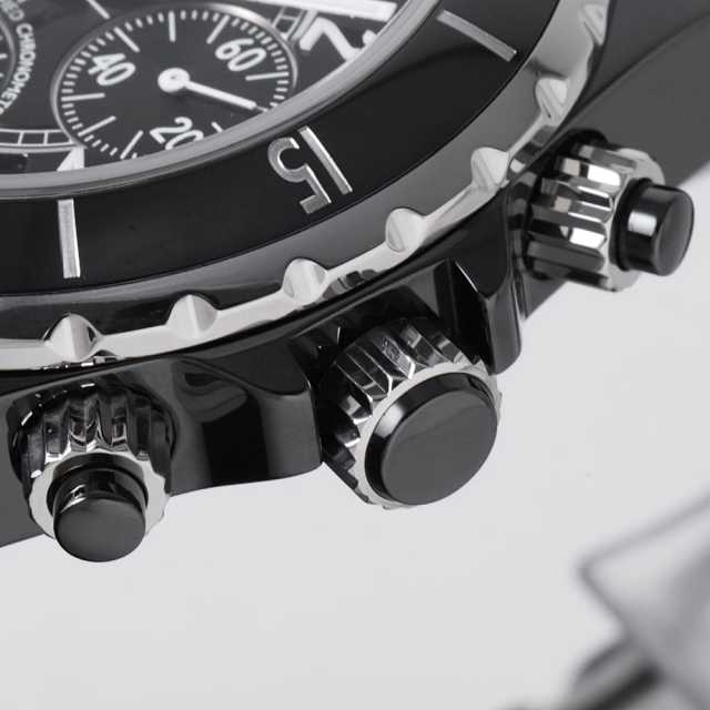シャネル J12 クロノグラフ H0940 自動巻き メンズ 【中古】 H0940 ブラック CHANEL（シャネル）J12 クロノグラフ 中古 | 東京