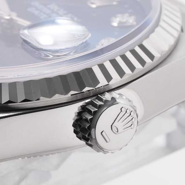 16234G ブルー ROLEX（ロレックス）デイトジャスト 10Pダイヤ