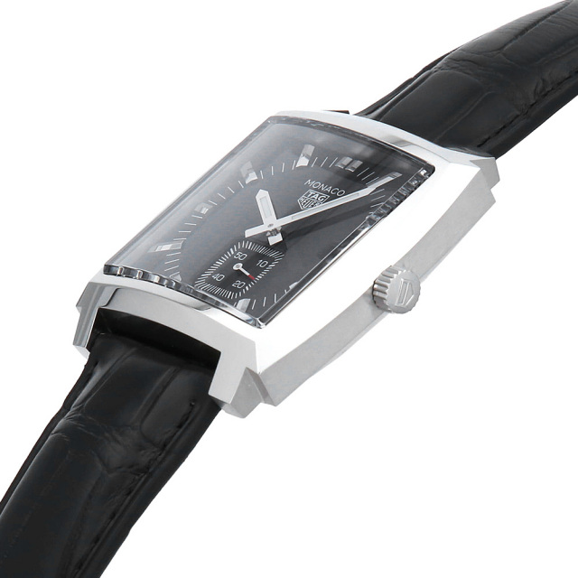 WAW131A.FC6177 ブラック TAG Heuer（タグホイヤー）モナコ クォーツ  