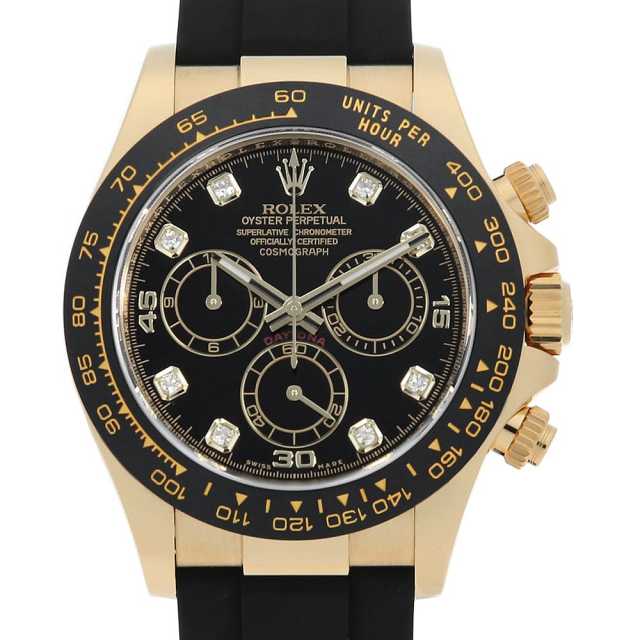 ROLEX Cosmograph Daytona 8P Diamond 116518LNG Black Random Number Used Men's