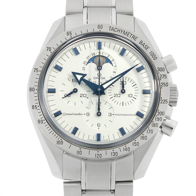 3575.20 ホワイト OMEGA（オメガ）スピードマスタープロフェッショナル  