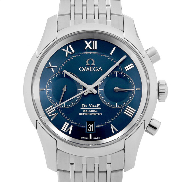 オメガ 付き纏う OMEGA 4833.51.31 デビル コーアクシャル クロノ  