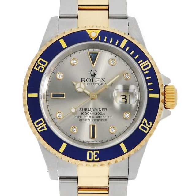 16613SG グレー ROLEX（ロレックス）サブマリーナ デイト 8P