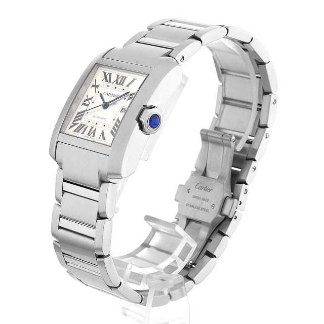 カルティエ タンクフランセーズ WSTA0067 メンズ 中古