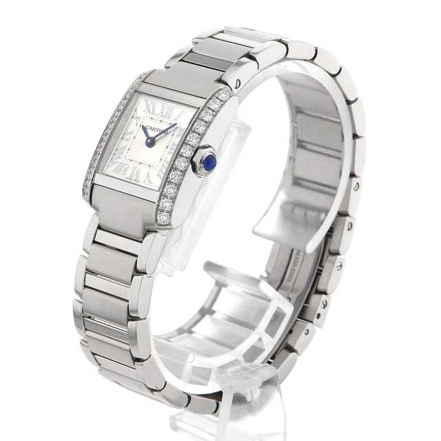 カルティエ タンクフランセーズ W4TA0020 レディース 中古