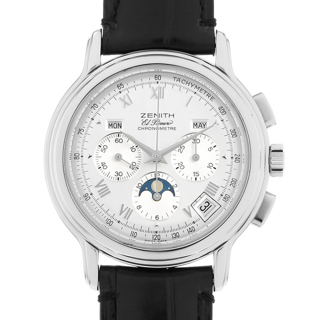 ZENITH ゼニス エルプリメロ ぶれる クロノマスターT ムーンフェイズ  