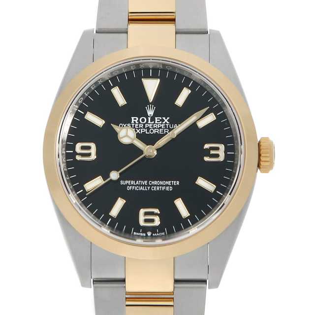 124273 ブラック ROLEX（ロレックス）エクスプローラー36 中古