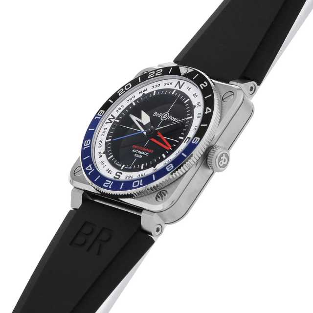 BELL&ROSS BR0393-COM-ST/SRB Men's Unused