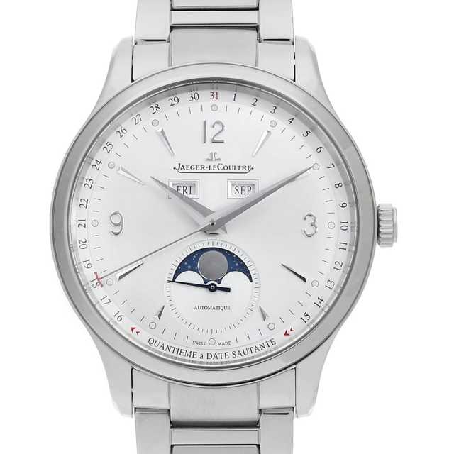 ジャガールクルト マスター コントロール カレンダー Q4148120(830.8.A6.S) メンズ 中古 腕時計 Q4148120(830.8.A6.S) シルバー JaegerLeCoultre（ジャガールクルト