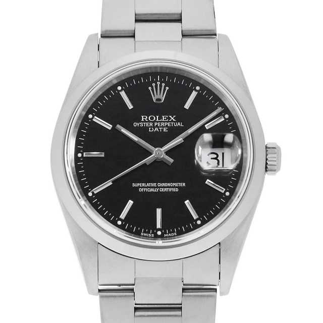 15200 ブラック ROLEX（ロレックス）オイスターパーペチュアル デイト  