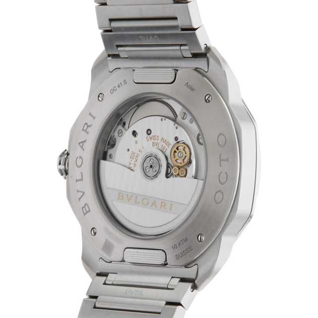 【中古】 読めるフランス語 103740 グレー BVLGARI（ブルガリ）オクト ローマ ウォッチ 中古