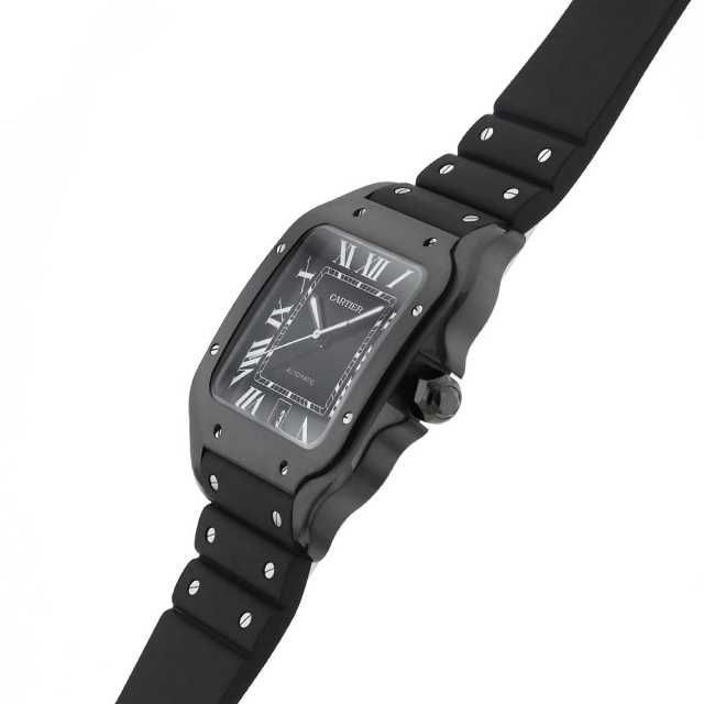 WSSA0039 ブラック Cartier（カルティエ）サントス ドゥ カルティエ LM
