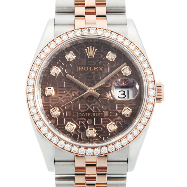 ぬんちゃ 126281RBR チョコレートブラウン ROLEX（ロレックス