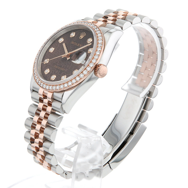 126281RBR チョコレートブラウン ROLEX（ロレックス