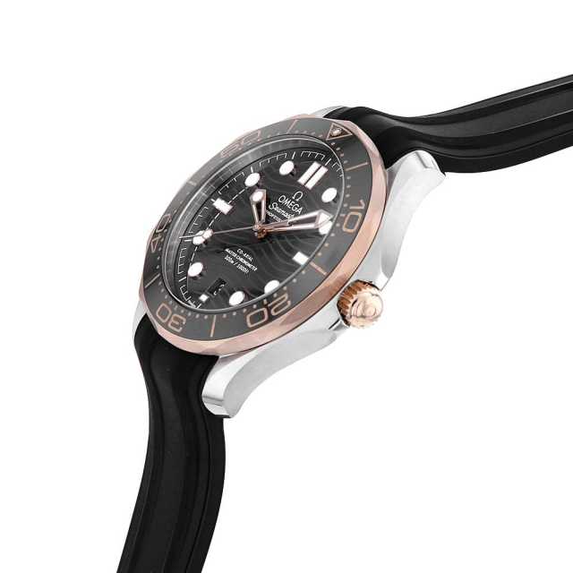 210.22.42.20.01.002 ブラック OMEGA（オメガ）シーマスター ダイバー  