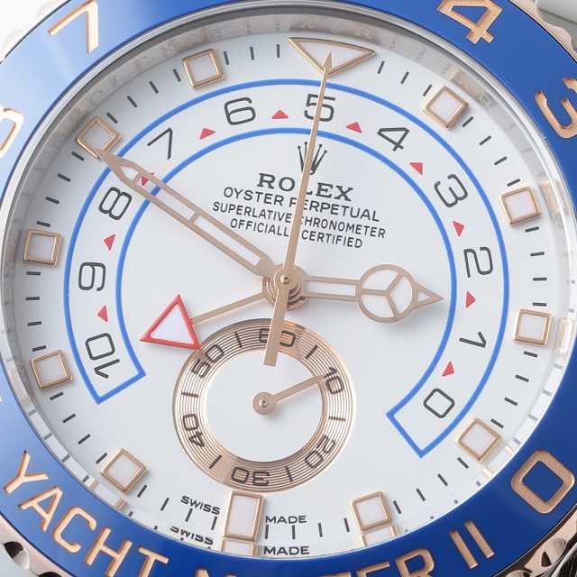 116681 ホワイト ROLEX（ロレックス）ヨットマスターII 新型ベンツ針