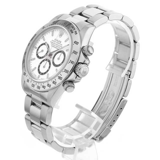 ロレックスデイトナ16520用FF20mm幅純正品503B 16520 ホワイト ROLEX(ロレックス)コスモグラフ デイトナ 中古