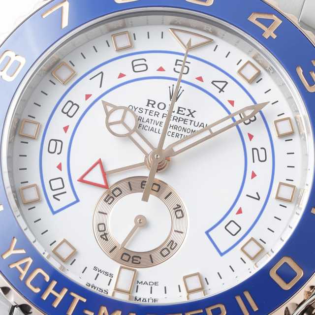 116681 ホワイト ROLEX（ロレックス）ヨットマスターII 新型ベンツ針