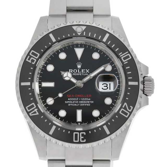 126600 ブラック ROLEX（ロレックス）シードゥエラー クラウン有り