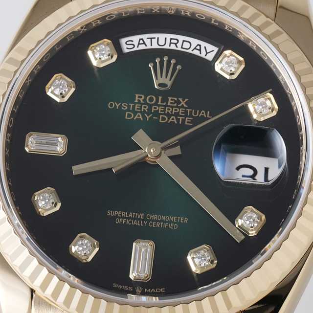 128238A グリーンオンブレ ROLEX（ロレックス）デイデイト 36 8P