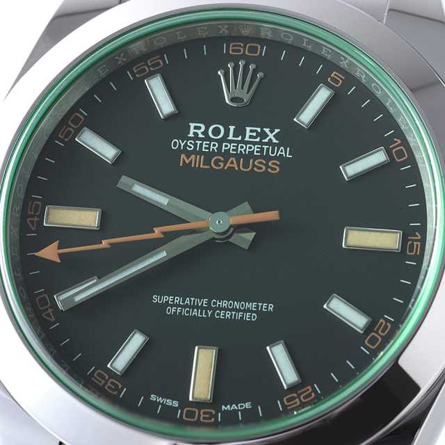 ROLEX ロレックス シングル バックル 2007年初期 ミルガウス ロレックス ミルガウス
