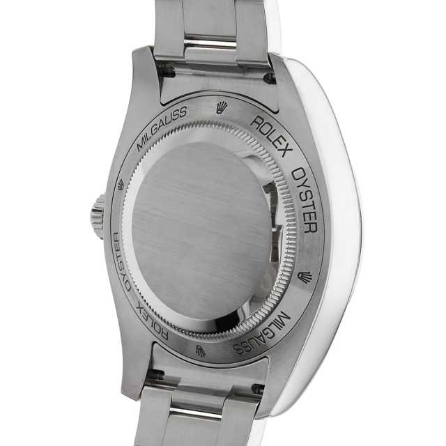 ロレックス ミルガウス 116400 ホワイト V番 メンズ 腕時計 中古)ROLEX