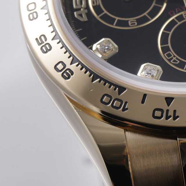116508G ブラック ROLEX（ロレックス）コスモグラフ デイトナ 8Pダイヤ