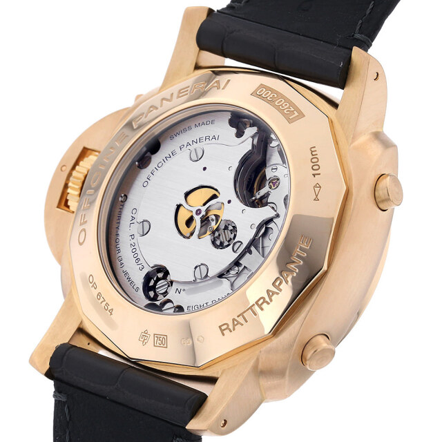 Luminor 1950 Rattrapante Eight Days Oro Rosa PAM00319 Sub-image 2