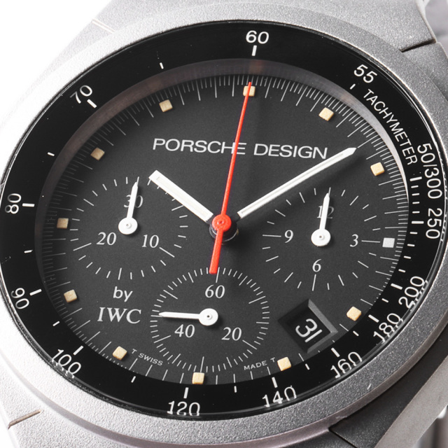 3732 ブラック PORCHE DESIGN（ポルシェデザイン）チタニウム クロノ  