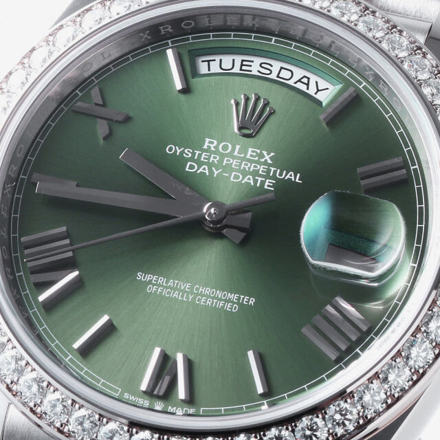 228349RBR オリーブグリーン/ローマ ROLEX（ロレックス