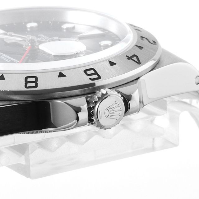 ロレックス エクスプローラーII 16570 ブラック L番 中古 メンズΩ ロレックス エクスプローラーII 目立つ傷やダメージなどはなく良い状態です