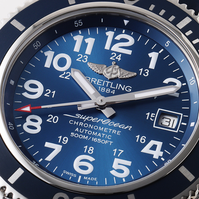 ブライトリング A17365 スーパーオーシャンII デイト 自動巻き ブライトリング BREITLING A17365 スーパーオーシャンII 42