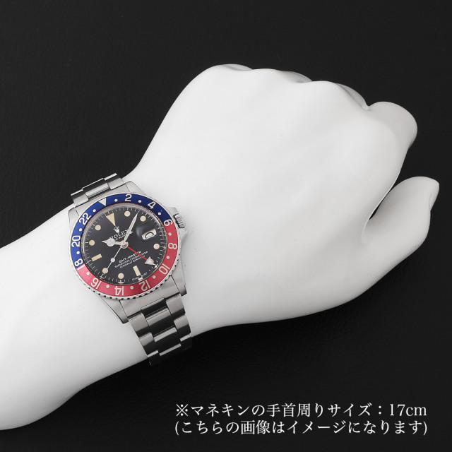 1675 ブラック ROLEX（ロレックス）GMTマスター 赤青ベゼル  