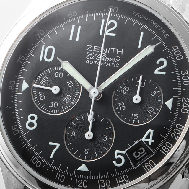 ゼニス ZENITH 90/01.0500.400 クラス エルプリメロ クロノグラフ 自動  
