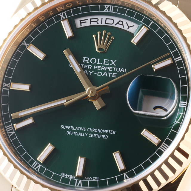 DATIN様専 118138 グリーン ROLEX（ロレックス）デイデイト 中古 | 東京