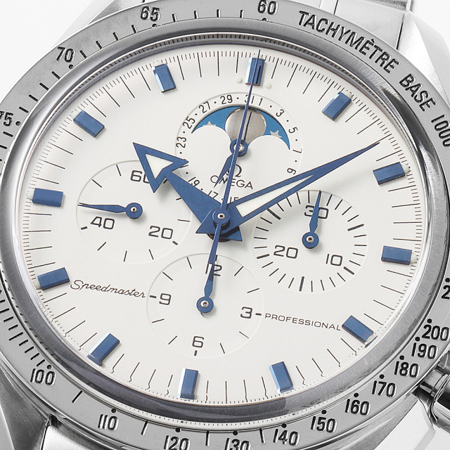 3575.20 ホワイト OMEGA（オメガ）スピードマスタープロフェッショナル  