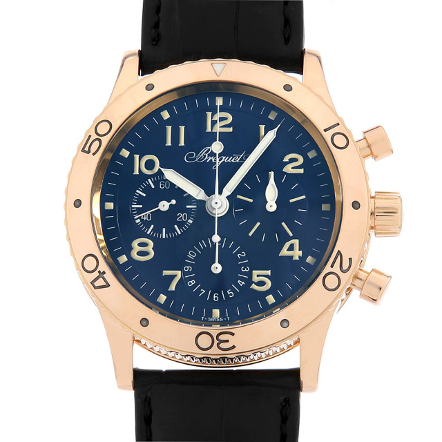 3800BR/Y2/3W6 ブルー Breguet（ブレゲ）アエロナバル タイプXX 中古 