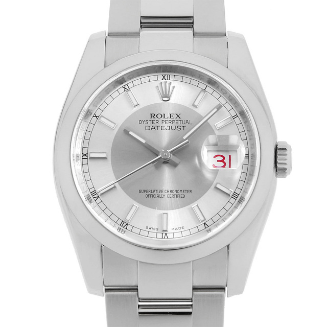 116200 シルバー×グレー ROLEX（ロレックス）デイトジャスト