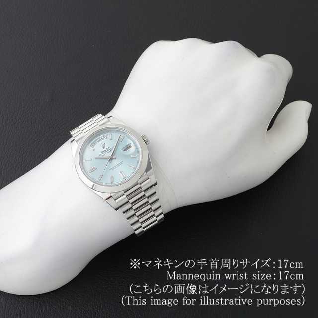 228206A アイスブルー ROLEX（ロレックス）デイデイト40 10Pバゲット