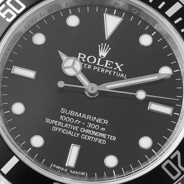 14060M ブラック ROLEX（ロレックス）サブマリーナ ノンデイト 中古  