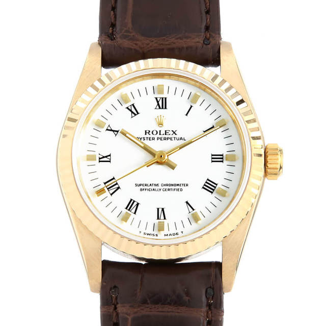 【史上最も激安】 67518 ホワイト ROLEX（ロレックス）オイスターパーペチュアル ボディ・フェイスケア