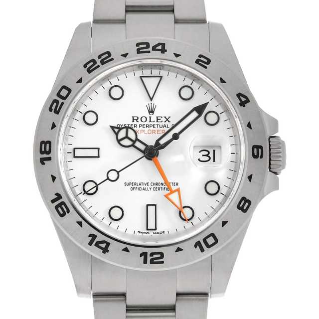 極美品★ロレックス216570エクスプローラーⅡ★ランダム番　日ロレOH済み 216570 ホワイト ROLEX（ロレックス）エクスプローラーII 中古 | 東京