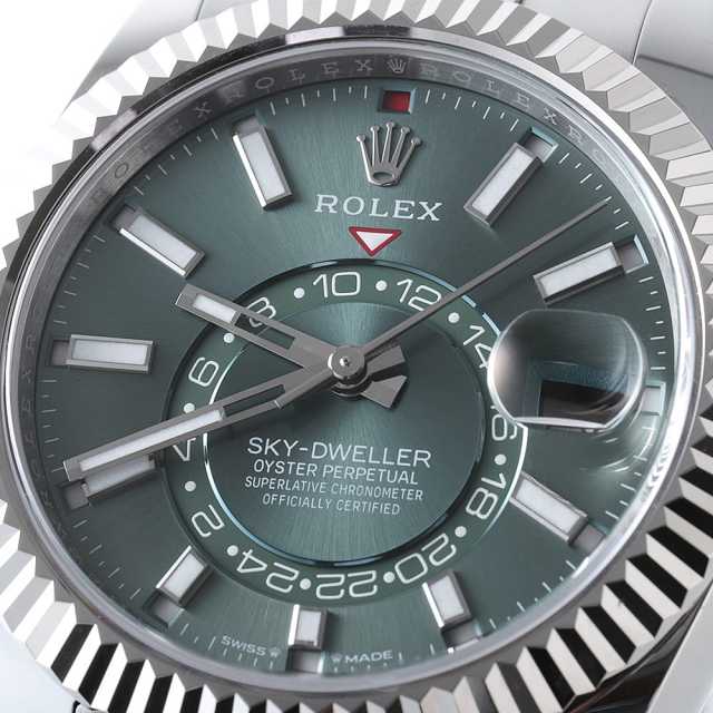 336934 ミントグリーン ROLEX（ロレックス）スカイドゥエラー 中古