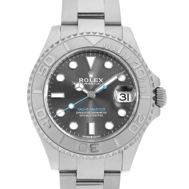 グレー1 Mbttw304様 268622 スレート ROLEX（ロレックス）ヨットマスター ロレジウム