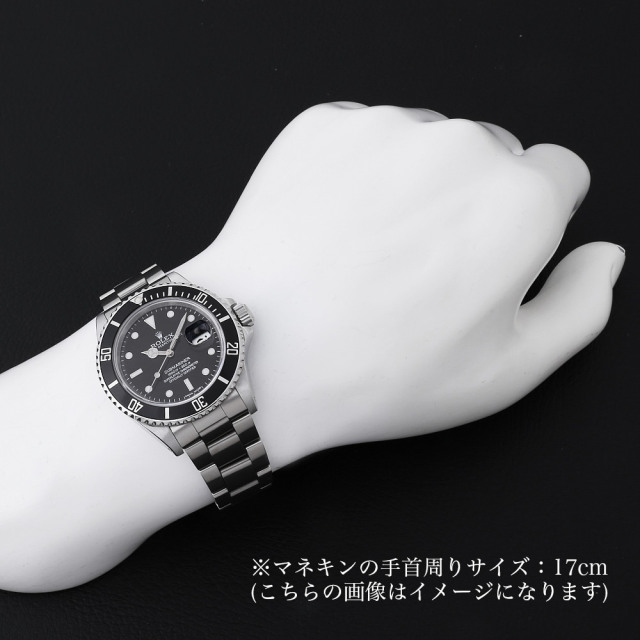 16800 ブラック ROLEX（ロレックス）サブマリーナ デイト 中古
